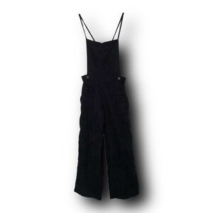 Promesa Black Corduroy Overalls Jumper